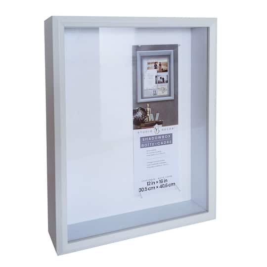 White Beveled Shadow Box by Studio Décor®